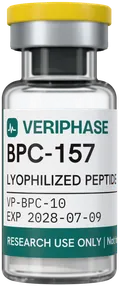BPC-157 10mg - VERIPHASE research peptide vial