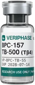 BPC-157 + TB-500 (blend) 5+5mg - VERIPHASE research peptide vial