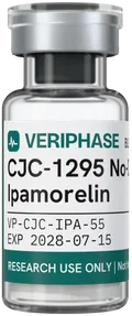 CJC-1295 No-DAC + Ipamorelin (blend) 5+5mg - VERIPHASE research peptide vial