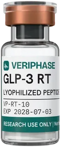 Retatrutide (GLP-3 RT) 10mg - VERIPHASE research peptide vial
