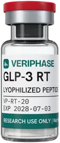 Retatrutide (GLP-3 RT) 20mg - VERIPHASE research peptide vial