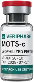 MOTS-c 10mg - VERIPHASE research peptide vial