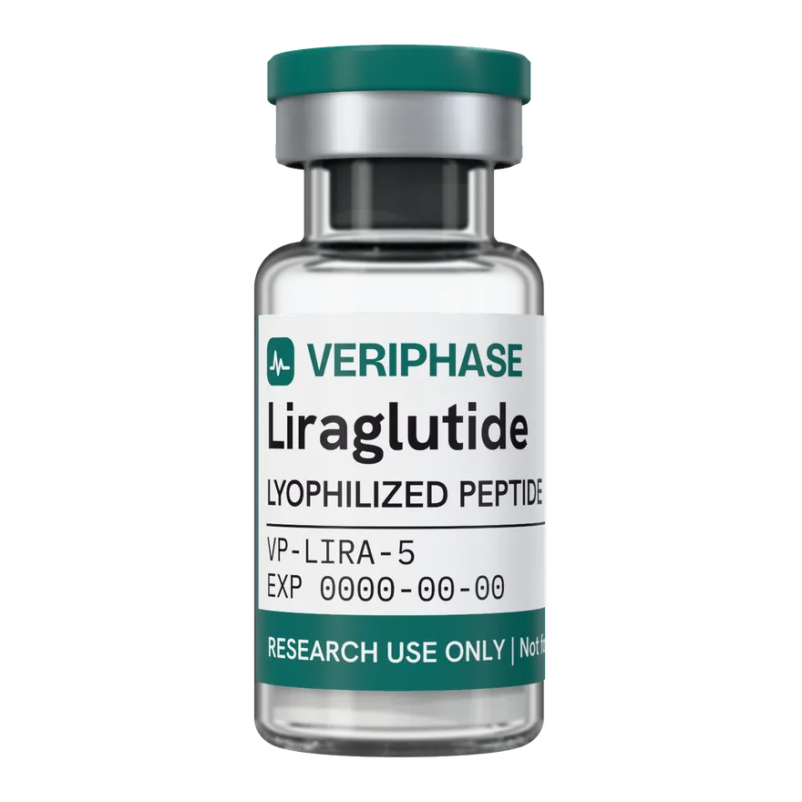 Liraglutide, 5 mg: immagine illustrativa di un flaconcino VERIPHASE in arrivo, senza lotto assegnato