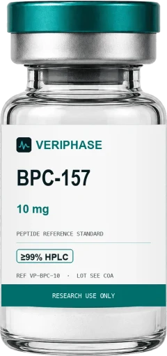 BPC-157 10mg - VERIPHASE research peptide vial