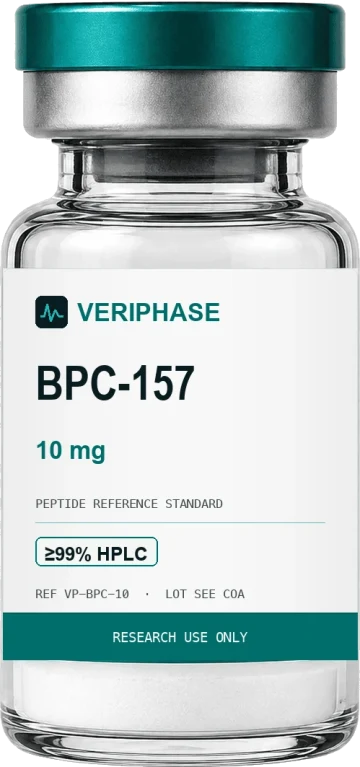 BPC-157 10mg - VERIPHASE research peptide vial