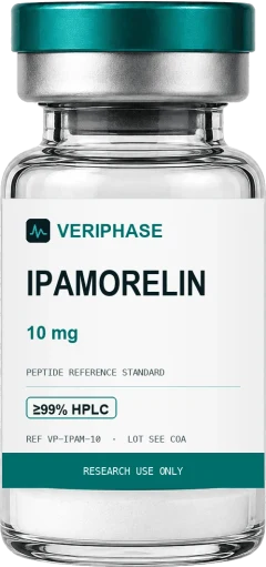 Ipamorelin 10mg - VERIPHASE research peptide vial