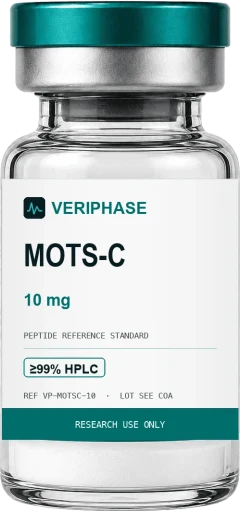 MOTS-c 10mg - VERIPHASE research peptide vial