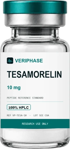 Tesamorelin 10mg - VERIPHASE research peptide vial